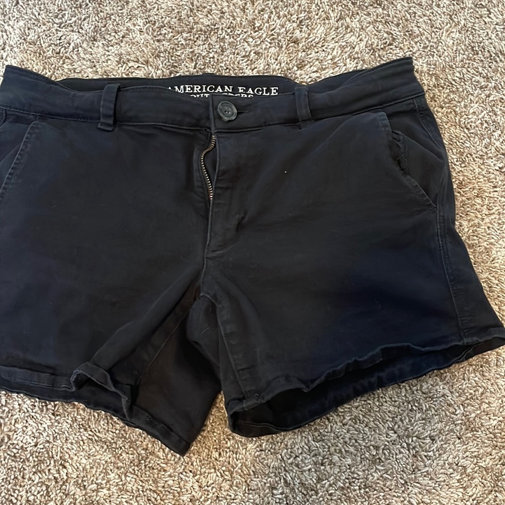 American eagle midi shorts